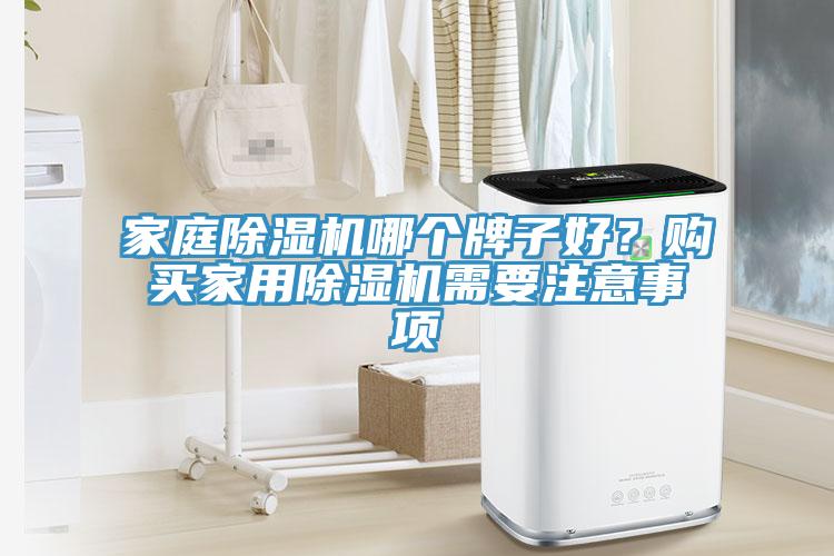 家庭除濕機哪個牌子好?購買家用除濕機需要注意事項
