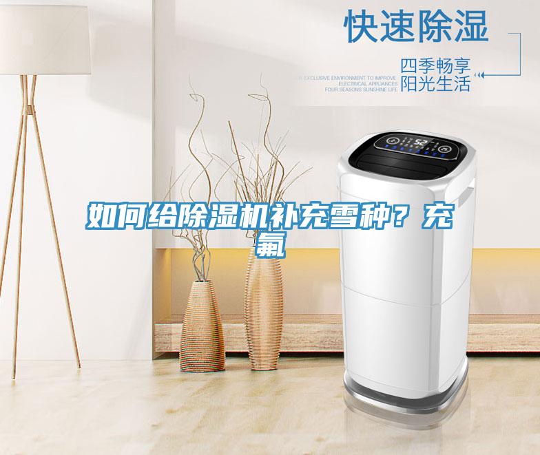 如何給除濕機補充雪種?充氟