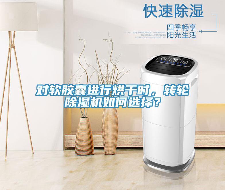 對軟膠囊進行烘干時,轉輪除濕機如何選擇?