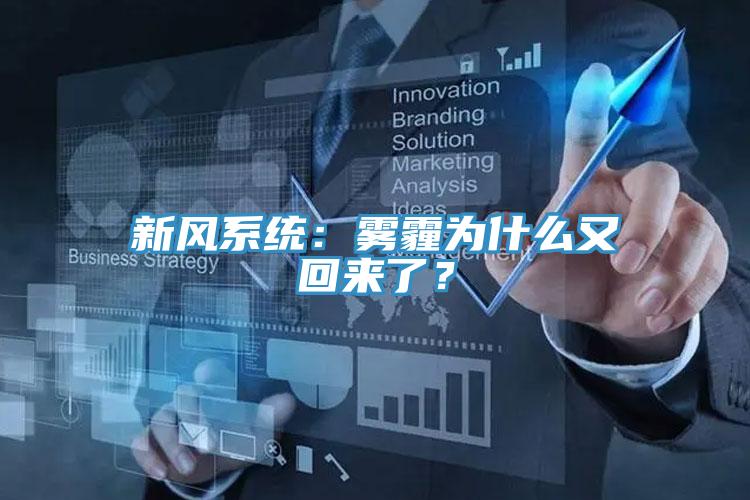 新風(fēng)系統(tǒng)：霧霾為什么又回來了？