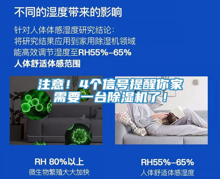 注意!4個信號提醒你家需要一臺除濕機了!