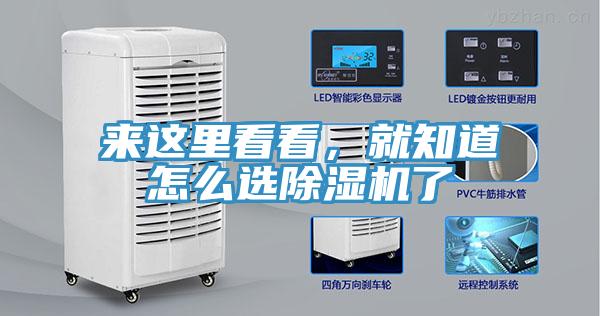 來這里看看,就知道怎么選除濕機了