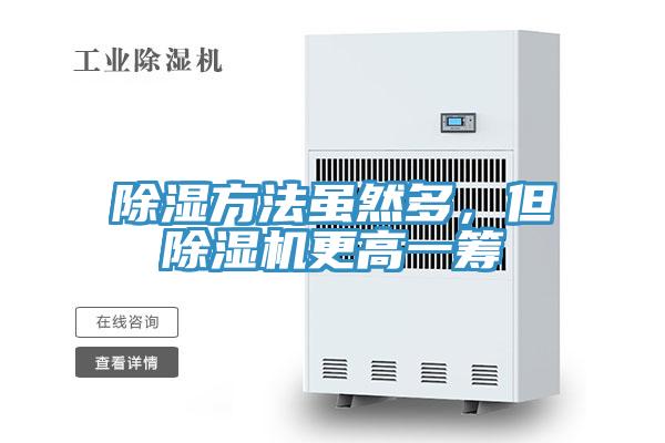 除濕方法雖然多，但除濕機更高一籌