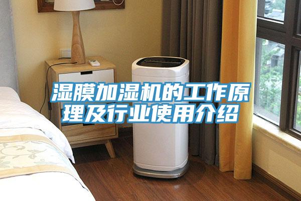 濕膜加濕機的工作原理及行業使用介紹
