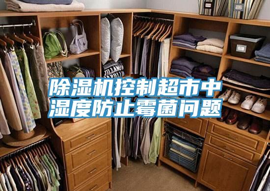 除濕機控制超市中濕度防止霉菌問題