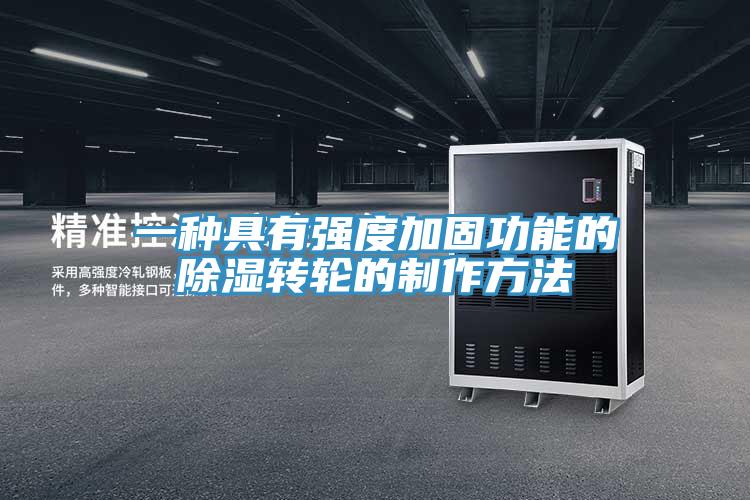 一種具有強(qiáng)度加固功能的除濕轉(zhuǎn)輪的制作方法