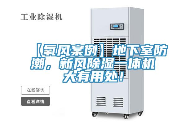 【氧風案例】地下室防潮，新風除濕一體機大有用處！