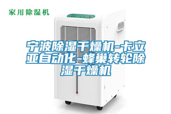 寧波除濕干燥機(jī)-卡立亞自動化-蜂巢轉(zhuǎn)輪除濕干燥機(jī)