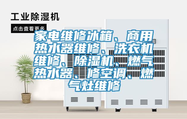 家電維修冰箱、商用熱水器維修、洗衣機維修、除濕機、燃氣熱水器、修空調、燃氣灶維修