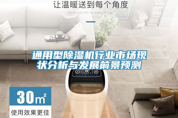 通用型除濕機行業(yè)市場現(xiàn)狀分析與發(fā)展前景預(yù)測