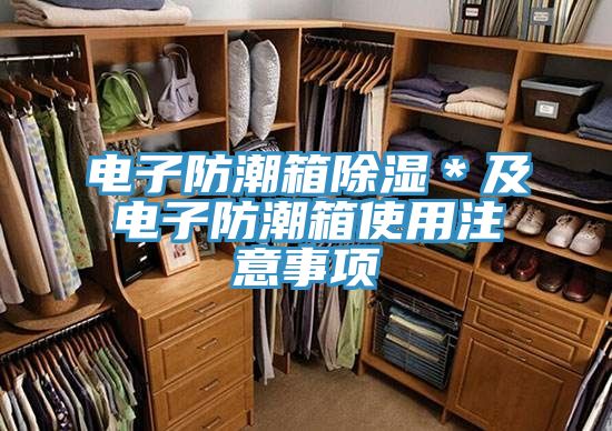 電子防潮箱除濕＊及電子防潮箱使用注意事項