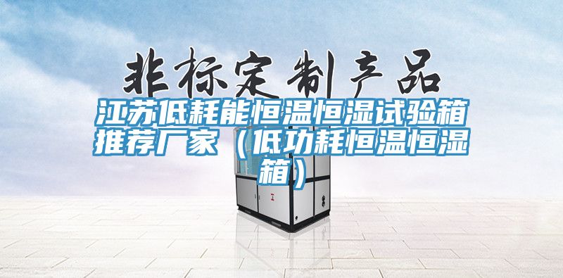 江蘇低耗能恒溫恒濕試驗箱推薦廠家(低功耗恒溫恒濕箱)