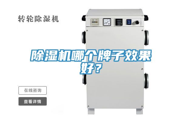 除濕機哪個牌子效果好？
