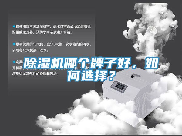 除濕機哪個牌子好,如何選擇?