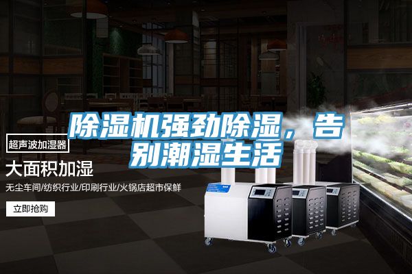 除濕機強勁除濕,告別潮濕生活