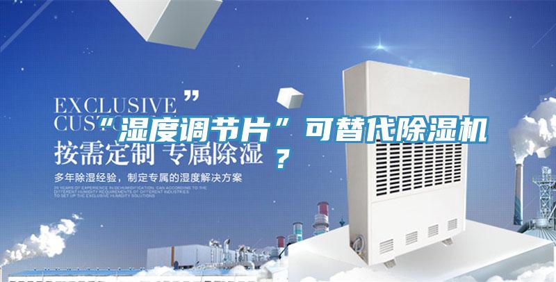 “濕度調(diào)節(jié)片”可替代除濕機(jī)？