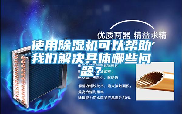 使用除濕機可以幫助我們解決具體哪些問題？